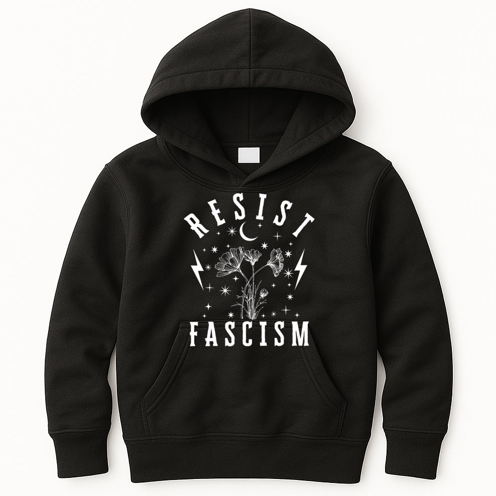 Resist Fascism Kids Hoodie