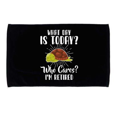 Retired Funny Retirement Gift Microfiber Hand Towel