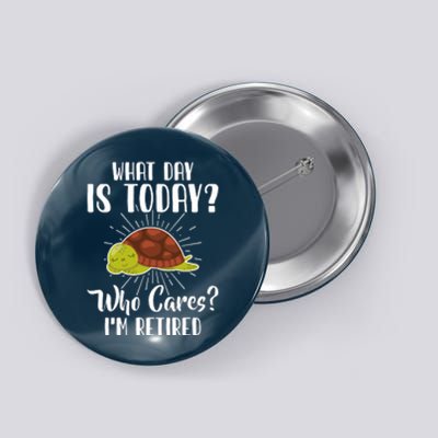 Retired Funny Retirement Gift Button