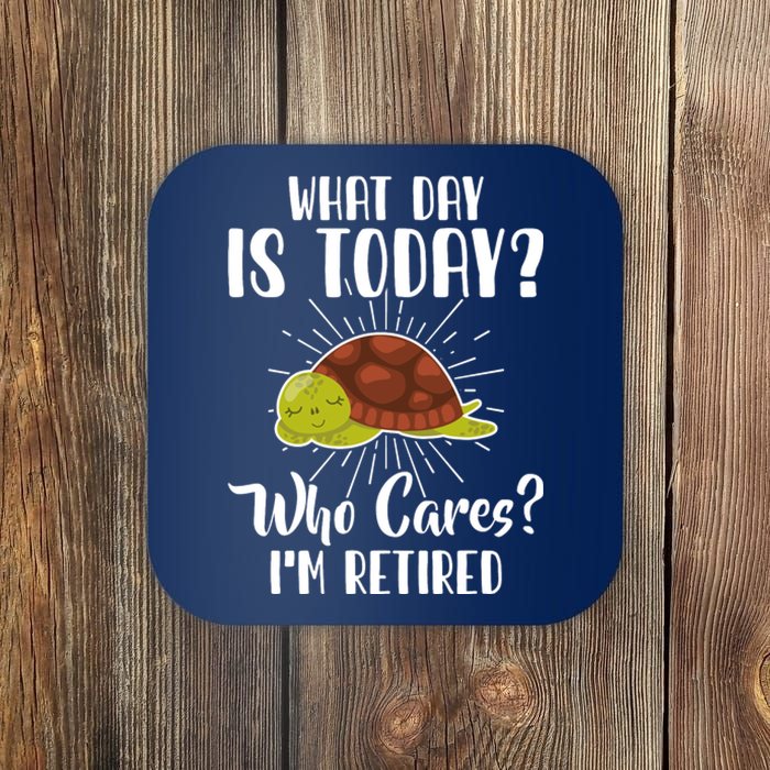 Retired Funny Retirement Gift Coaster