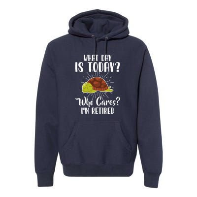 Retired Funny Retirement Gift Premium Hoodie