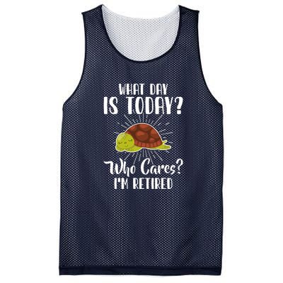 Retired Funny Retirement Gift Mesh Reversible Basketball Jersey Tank