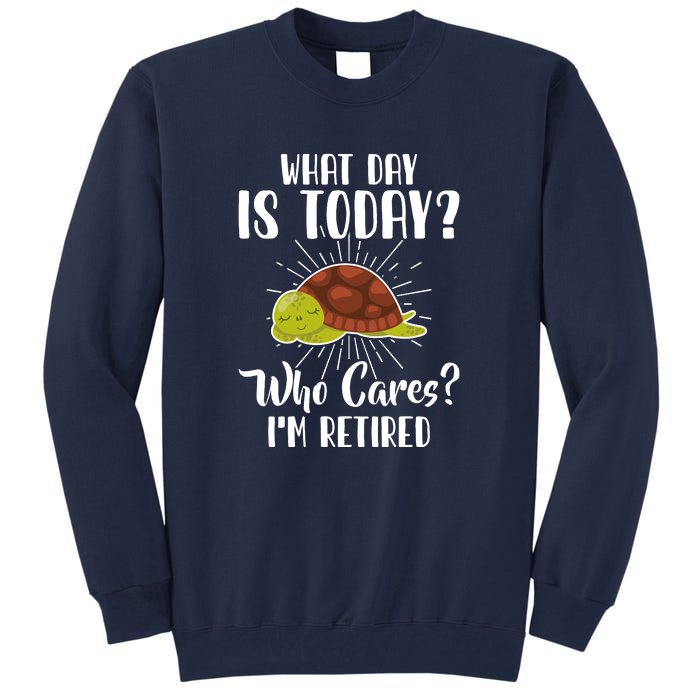 Retired Funny Retirement Gift Tall Sweatshirt