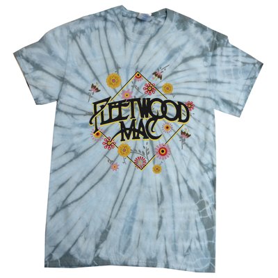 Retro Floral Rock Band Tie-Dye T-Shirt