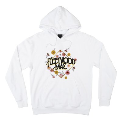 Retro Floral Rock Band Hoodie