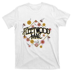 Retro Floral Rock Band T-Shirt