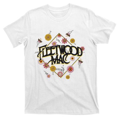 Retro Floral Rock Band T-Shirt