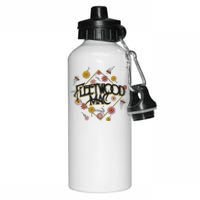 Retro Floral Rock Band Aluminum Water Bottle