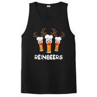 Reinbeers Funny Reindeer Beer Christmas Drinking Xmas Gift TShirt PosiCharge Competitor Tank