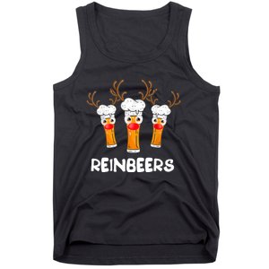 Reinbeers Funny Reindeer Beer Christmas Drinking Xmas Gift TShirt Tank Top