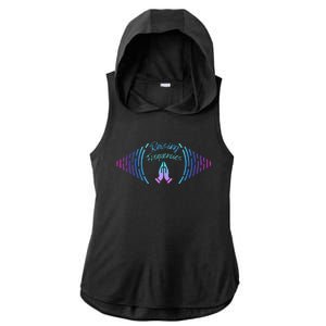 Raising Frequencies Ladies PosiCharge Tri-Blend Wicking Draft Hoodie Tank