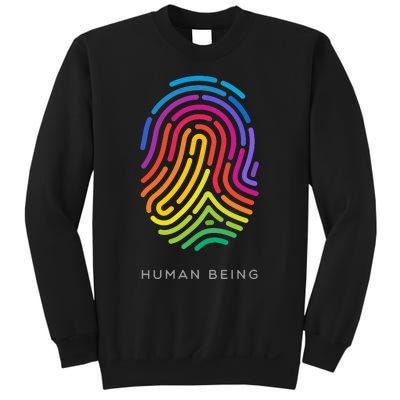 Rainbow Fingerprint Sweatshirt