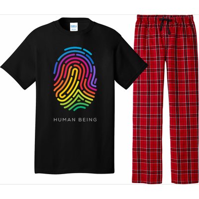 Rainbow Fingerprint Pajama Set