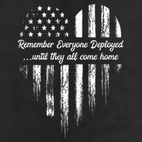 Red Friday Remember Everyone Deployed American Flag Heart Cool Comfort Performance Bucket Hat
