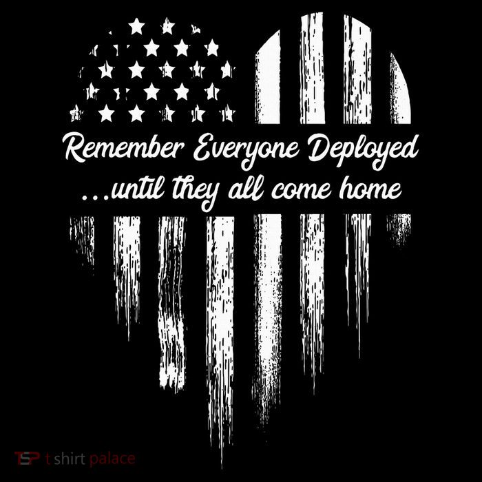 Red Friday Remember Everyone Deployed American Flag Heart City Backpack