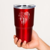 Red Friday Remember Everyone Deployed American Flag Heart Tumbler