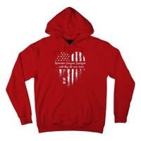 Red Friday Remember Everyone Deployed American Flag Heart Tall Hoodie