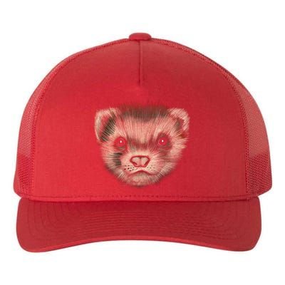 Realistic Ferret Yupoong Adult 5-Panel Trucker Hat