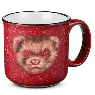 Realistic Ferret 15oz Campfire Ceramic Mug