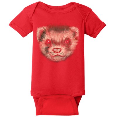 Realistic Ferret Baby Bodysuit