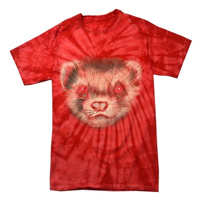 Realistic Ferret Tie-Dye T-Shirt