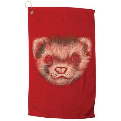 Realistic Ferret Golf Towel