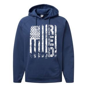 Red Friday Remember Everyone Deployed Military Wear RED Performance Fleece Hoodie