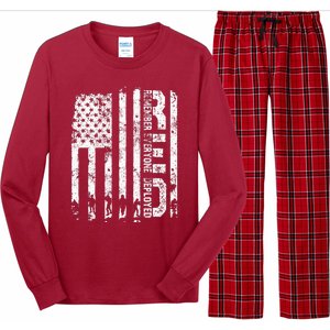 Red Friday Remember Everyone Deployed Military Wear RED Long Sleeve Pajama Set