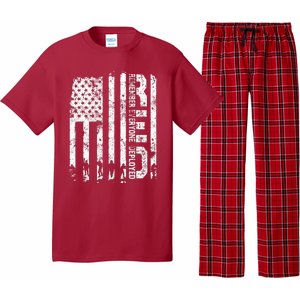 Red Friday Remember Everyone Deployed Military Wear RED Pajama Set