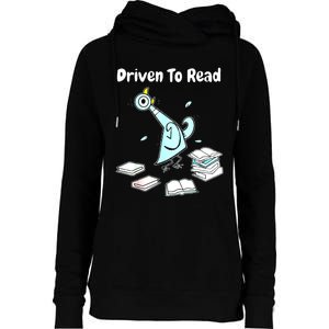 Reader Funny Womens Funnel Neck Pullover Hood