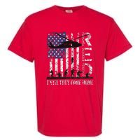 RED Friday Remember Everyone Deployed US Flag Army Vintage Garment-Dyed Heavyweight T-Shirt