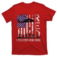 RED Friday Remember Everyone Deployed US Flag Army Vintage T-Shirt