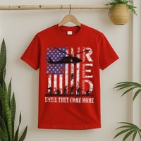 RED Friday Remember Everyone Deployed US Flag Army Vintage T-Shirt