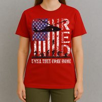 RED Friday Remember Everyone Deployed US Flag Army Vintage T-Shirt