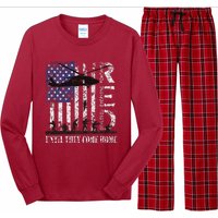 RED Friday Remember Everyone Deployed US Flag Army Vintage Long Sleeve Pajama Set