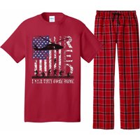 RED Friday Remember Everyone Deployed US Flag Army Vintage Pajama Set