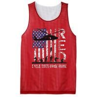 RED Friday Remember Everyone Deployed US Flag Army Vintage Mesh Reversible Basketball Jersey Tank