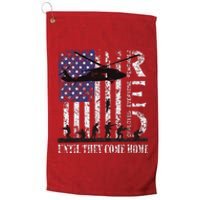 RED Friday Remember Everyone Deployed US Flag Army Vintage Platinum Collection Golf Towel