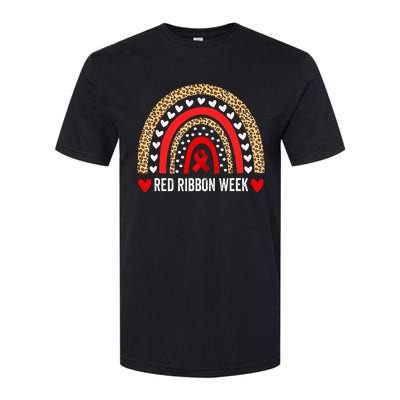 Red For Red Ribbon Week Awareness Rainbow Softstyle CVC T-Shirt