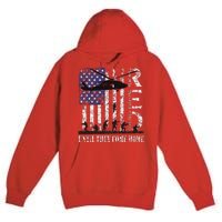 RED Friday Remember Everyone Deployed US Flag Army Vintage Premium Pullover Hoodie