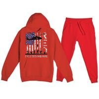 RED Friday Remember Everyone Deployed US Flag Army Vintage Premium Hooded Sweatsuit Set