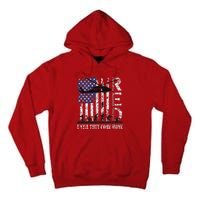 RED Friday Remember Everyone Deployed US Flag Army Vintage Tall Hoodie