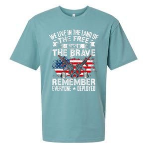 Red Friday Remember Everyone Deployed USA Flag Military Sueded Cloud Jersey T-Shirt