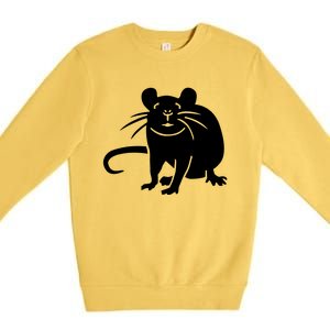 Rat Funny Premium Crewneck Sweatshirt