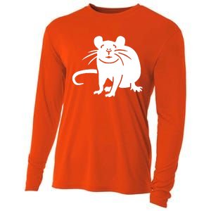 Rat Funny Cooling Performance Long Sleeve Crew