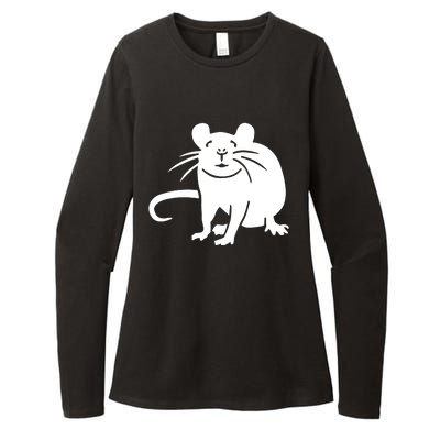 Rat Funny Womens CVC Long Sleeve Shirt