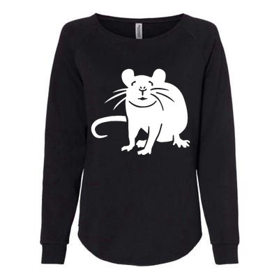 Rat Funny Womens California Wash Sweatshirt