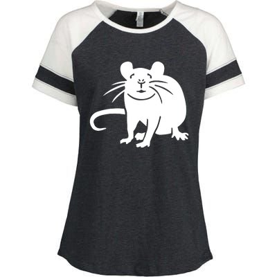 Rat Funny Enza Ladies Jersey Colorblock Tee