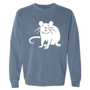 Rat Funny Garment-Dyed Sweatshirt