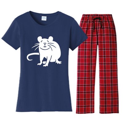 Rat Funny Women's Flannel Pajama Set